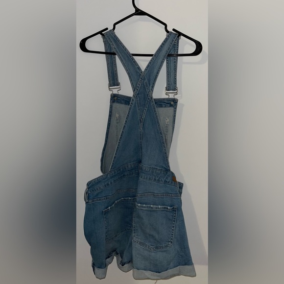 Denim ripped short overalls from garage in large - Picture 2 of 7